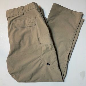 5.11 Tactical Pants Mens 38x32 Beige Stryke Cargo Ripstop Workwear